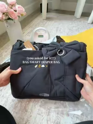 it’s hereee! #diaperbag #pumpingbag #mombag #summeressentials  #summervibes 