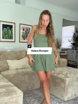 Someone should get a raise for this design  @Halara_official  #romper #jumpsuit #halara #dealsforyoudays #tiktokshopcreatorpicks 