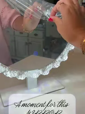 A moment for the prettiest vanity mirror ✨✨#vanitymirror #makeupmirror #CapCut 