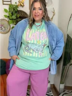 Back to school teacher outfits made easy!!! I’m a size 24W and 5’6” wearing the XXL in this plus size piece! #weeklydeals #summerwins #tiktokshopcreatorpicks #teacherootd 