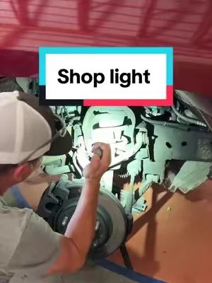 Every shop needs one of these 360° pivoting shop lights. #DealsForYouDays #SummerWins #Shop #Mechanic #DIY.