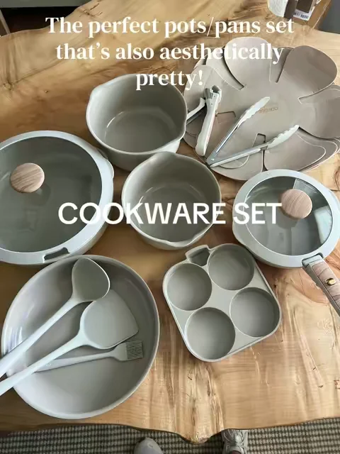 Okay… this cookware set solved like five problems at once. It’s nonstick, the handles come off, it stacks beautifully, and it comes with the pots, pans, lids, and utensils. But here’s my favorite part—it can go from the stovetop to the oven, and even the microwave without needing different dishes. #cookware #cooking #pots #pans #dealsforyoudays 