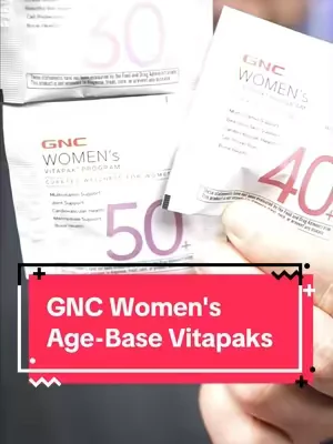 GNC Women's Age-Base Vitapaks: Daily Vitamins & Beauty Support in One #GNC #DailyVitamins #BeautySupplement #HairSkinNails #Biotin        