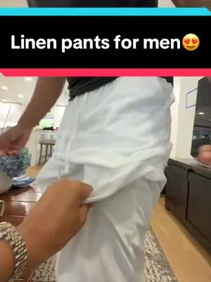 Linen pants for men for the summer at this price😍 #linenpants #linen #linenpantsformen #linenmen #mensummerclothing 