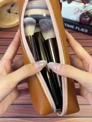 🤎 I gave in again!! 😭 Sorry, my money!! They definitely give high vibes and aesthetics!!!#makeupbrushes#makeupbrushset#BeautyTok#thatgirlfriend #spotlightfinds 