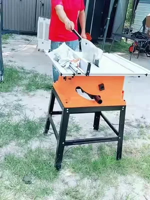 #I 【Fathersdaygift】GARVEE Portable 8-inch Table Saw with 3576RPM Cutting Speed, 24T Blade, and Efficient Dust Collection for Adjustable Cuts, Perfect for DIY Woodworking Projects and Home Improvement.
