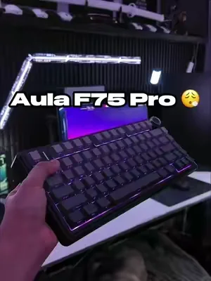 OFFICIAL AULA F75 Pro #aulaf75pro #creamykeyboards #wirelesskeyboard #tiktokshopcreatorpicks #dealsforyoudays 