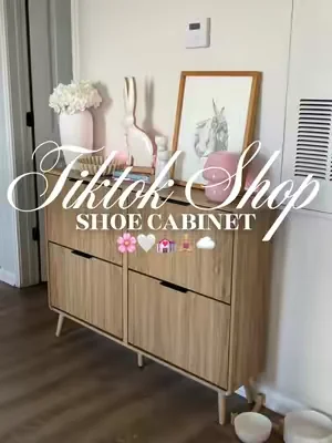 Shoe cabinet 🌸🤍💒🧘🏼‍♀️☁️#fyp #shoecabinet #shoestorage #shoeorganizer #shoeorganization 