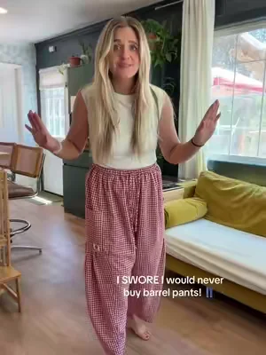 I’m glad I made an exception! These are such a perfect summer outfit! They are so light and breezy and comfortable and you still look cute and stylish! There’s a reason these pants are viral! #dealsforyoudays #summerfashioninspo #summervibes☀️ #gingham 