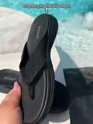 Your summer feet deserve better. ☀️ Soft cushioning + arch support for all-day comfort. @KIDMI US #dealsforyoudays #SummerWins #SummerVibes  #ArchSupport #FlipFlops 