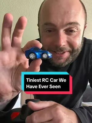 1:72 scale means this little RC car is absolutely microscopic — and yet it comes with a full sized wheel remote that looks hilariously oversized next to it. Don't let the size fool you though, this tiny beast rips around like it has something to prove. The most unexpectedly fun RC car we've ever gotten our hands on.  #MiniRCCar #TinyRCCar #RCCar #ToyTok #CoolFinds 