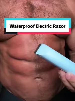 This waterproof electric razor features dual trimming heads that remove bulk hair first, then deliver a close, smooth finish without razor bumps, irritation, or cuts. Perfect for the bikini area, underarms, legs, and other sensitive areas. Use it wet or dry for an easy, comfortable shave every time. #electricrazor #bodyhair #sensitiveskin #shavingtips #DealsForYouDays 
