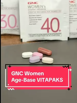 Simplify Your Supplement Routine with GNC Women Age-Base VITAPAKS #SupplementRoutine #GNC #VitaminPacks #WellnessSimplified #HealthSupplements 