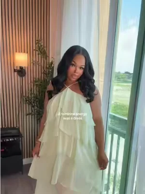 Loveee #ruffledress #summerdress #elegantdress #baddieoutfits #dealsforyoudays 