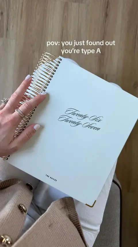perfect daily planner designed for type A personalities 🤝 completely elevated my organization and planning skills! #dailyplanner #planner #plannertok 
