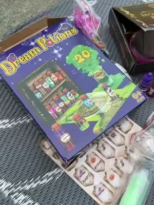 We did dream potions today so fun! #dealsforyoudays #summervibes #kidsoftiktok #toysoftiktok #backyardvibes 
