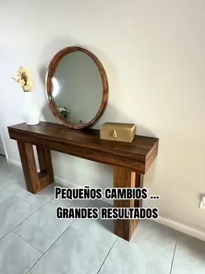 Una consola que va a cambiar completamente como se ve tu hogar! #console #table #dealsforyoudays #summerwins #Home 