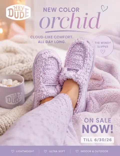 So Cozy!  Catching them on sale is girl math! HEYDUDE Wendy Slippers #TiktokShopCreatorPicks #heydudesuperbrandday 