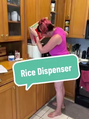 This rice dispenser is a must in the kitchen @UFORU Shop #ricedispenser 