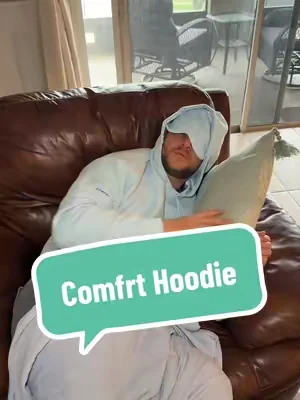 This hoodie is perfect for traveling! @Comfrt #hoodie 