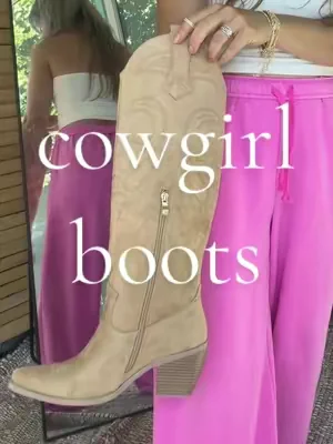 the suede & embroidered on these BOOTS 🤩 so pretty ! and true to size #boots  #cowgirlboots #womensboots #dealsforyoudays #summerwins 