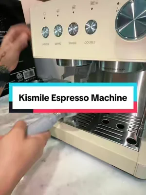 It looks and functions just like that one expensive brand 🙌🏽🙌🏽  #DealsForYouDays #summeressentials #summerwins #espressomachine #kismileespressomachine 