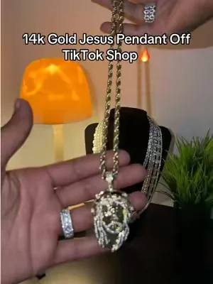 #14kgold #jesus #pendant #gold #goldchain 