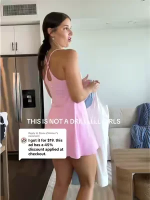 Replying to @Bisou d'Amour halara is too good to us 🙌🏼✨ #halaradress #summerdresses #activedress #summeroutfitinspo 