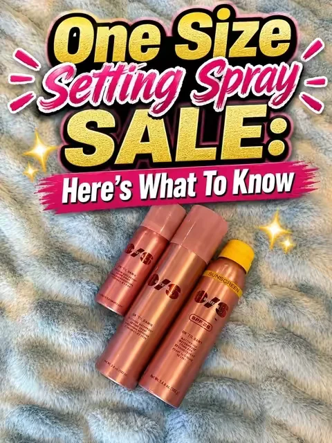 #onesizebeauty #settingspray 