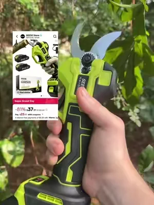 #SEESE #ElectricPruningShears #GardenTools #TreeTrimming #DealsForYouDays