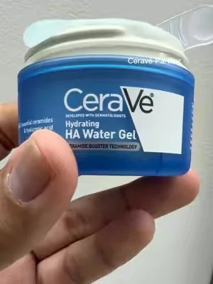 Gel hidratante CeraVe Hydrating HA Water Gel Face Moisturizer 1.7oz | #1 Dermatologist Recommended | 72HR Hydration | Hyaluronic Acid + Ceramides | Oil-Free Moisturizer #ceravesummer #ceravetiktokshop #ceravepartner #dealsforyoudays 
