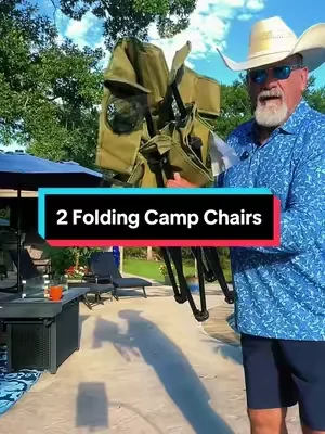 2 pack folding camp chairs #lawnchair #dealforyoudays #foldingchair #Outdoors #summervibes