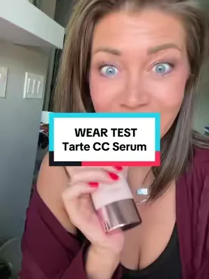 Replying to @Shelly I said I’d do a wear test and am happy with my results with the @tarte cosmetics new CC hydrating, tinted serum. #dealsforyoudays #tartecosmetics #summermakeup #tartecctintedserum #weartest 