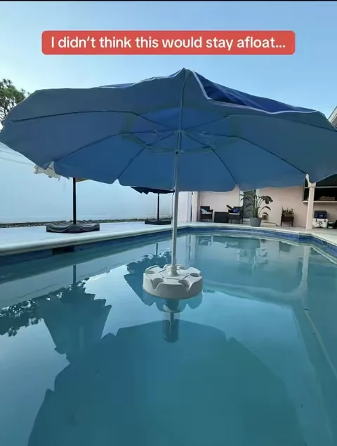 FREE SHIPPING #poolfloat #poolday #floatingpoolumbrella