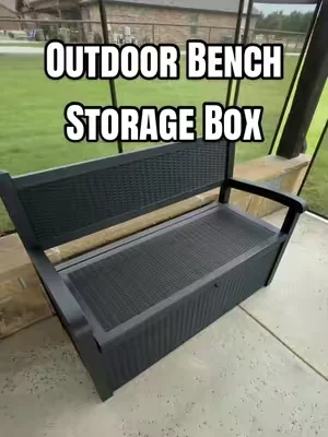 Outdoor Storage Container & Bench