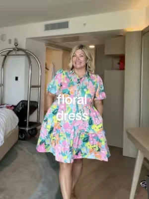 CUTE 🤩 Love this precious floral dress! #fyp #fypシ #dealsforyoudays #tiktokfashion 