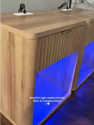 These nightstands are stunning and love the features✨🙌🏼 #nightstands #nightstand #bedroom #furniture #furnituredesign 