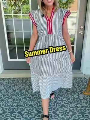 A boutique dress without the boutique price. #summerdress #dress #summerwins #tiktokshopdealsforyoudays #dealsforyoudays @DOKOTOO-US 