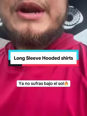 Men’s lightweight hooded long sleeve shirts perfect for construction workers, roofers, landscapers, outdoor jobs, gym, fishing, and everyday wear. Breathable athletic fabric helps keep you covered from the sun while staying cool and comfortable. 5-pack workout hoodies with slim athletic fit for outdoor work and training.