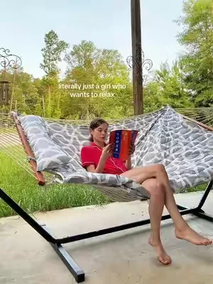 limited time deal for this heavy duty two person hammock with metal stand! #falldealsforyou  #patiofurniture  #hammock  #patioseason 