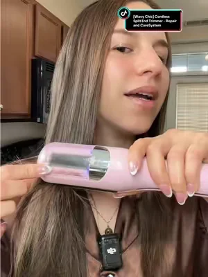 Envío gratis!!✅😍✨súper buena 10/10 [Wave Chic] Extremo dividido inalámbrico Recortadora - Sistema de reparación y cuidado #hairtrimmer #repairhair #wavychic #splithair #cabellosaludable 