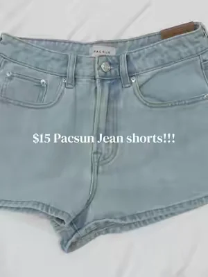 and FREE SHIPPING rn!!!🙌 #pacsun #pacsundenim #denimshorts #jeanshorts #tiktokshopcreatorpicks 