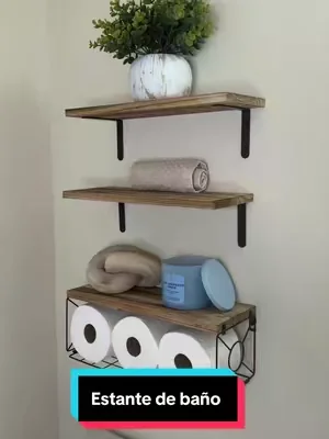 Mi estante de baño es hermoso #creatorsearchinsights #DealsForYouDays #tiktokshopcreatorpicks #tiktokshopstockup #bathroomdecor 