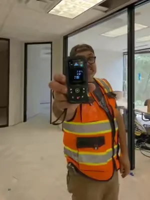 Medidor de distancias digital con laser verde, de alta precisión y eficacia. #herramientas #construcción  #mileseey #fathersdaygift #daysforyoudays 