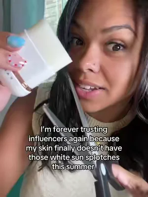 finally a summer without the sun splotches 🥹 #skincare #sunscreen #sunstick #sunspots 