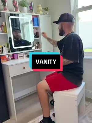 #vanity #makeupvanity #vanitymakeup #vanityorganization #vanitysetup 