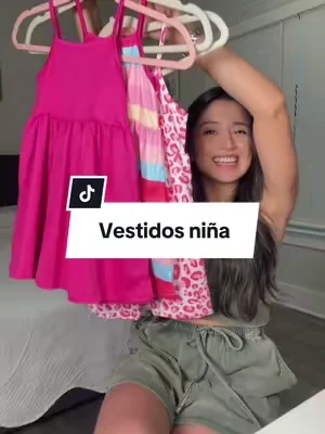 Tres vestidos de verano para niña, económicos y cómodos #mamadeniña #mamadeniñas #madrelatinaenusa 