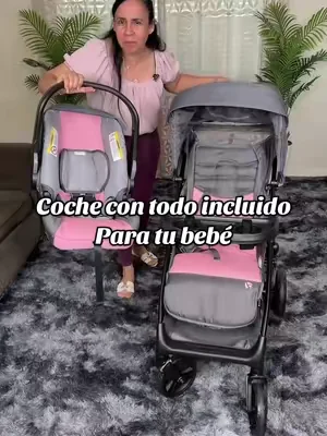 Coche para bebé con todo incluido. #cocheparabebe #carseat #dealsforyoudays #babytrend #maternity 