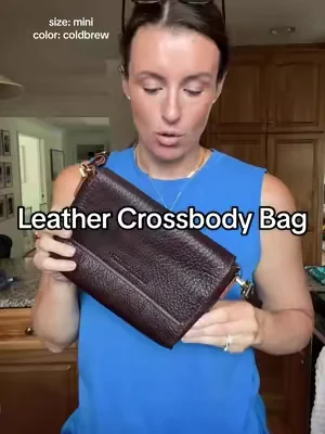 No notes. Portland Leather ate with this crossbody bag #crossbodybag #leatherbag #leatherpurse #pIgpartner #portlandleather @PORTLAND LEATHER GOODS 