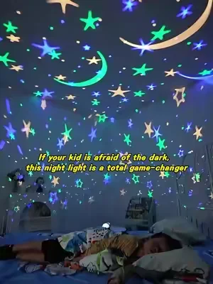 If your kid is afraid of the dark,this night light is a total game-changer.#Onefirenightlightforkids #SoothingLight #BedtimeRoutine #nightlightprojector #kidsgifts